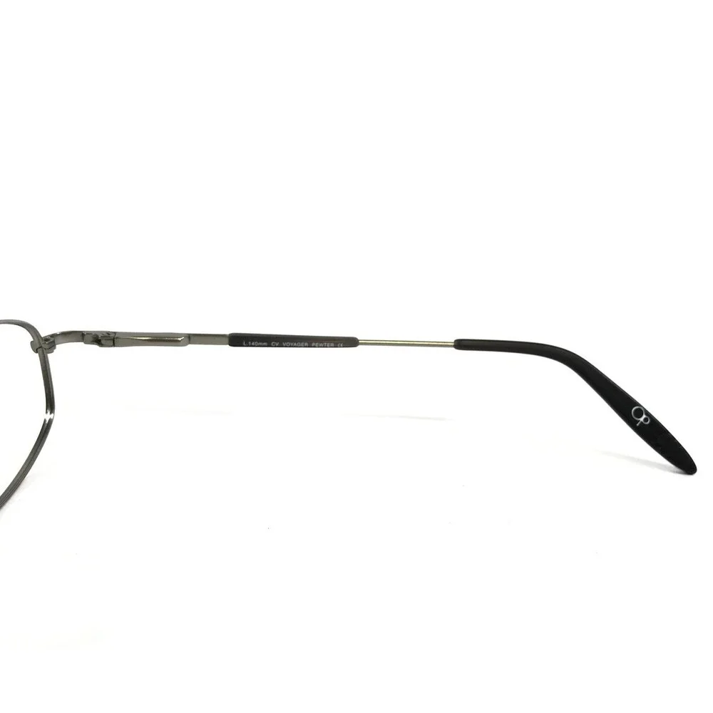 Ocean Pacific Eyeglasses Frames VOYAGER PEWTER Gray Oval Wire Rim 51-17-140